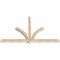 Ekena Millwork Redmond Smooth Timber Gable Bracket, Douglas Fir, 84"W x 53"H x 3 1/2"D x 3 1/2"F, 15/12 Pitch GBW084X53X0404RED00SDF - alternate 4
